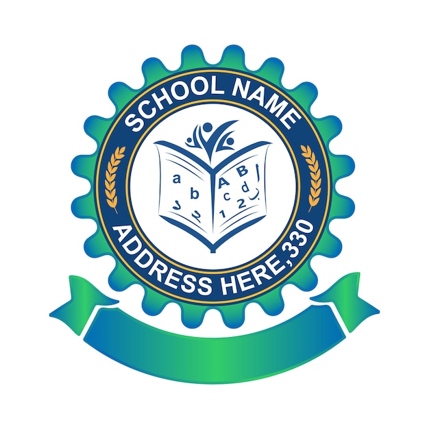 Vector school logo