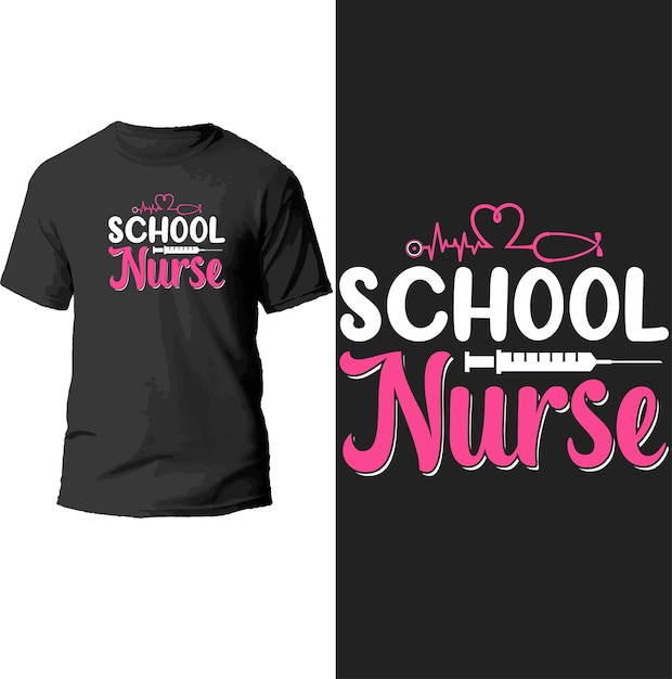 school nurse t shirt design