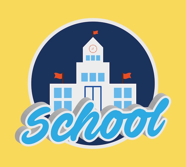 School ontwerp.