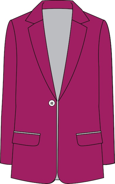 ベクトル school pink blazer