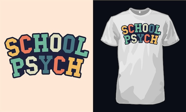 School Psych Retro Tee