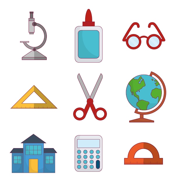 school related icons