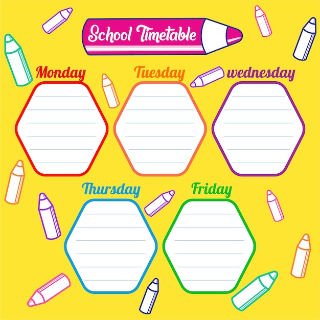 School timetable 