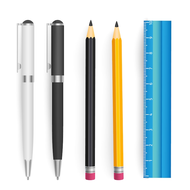 Vector 학교 도구 벡터 세트