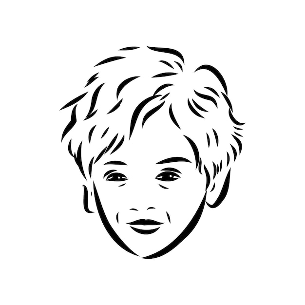 Page 8 Pixie Haircut Vectors & Illustrations for Free Download
