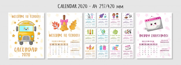 Schoolkalender 2020