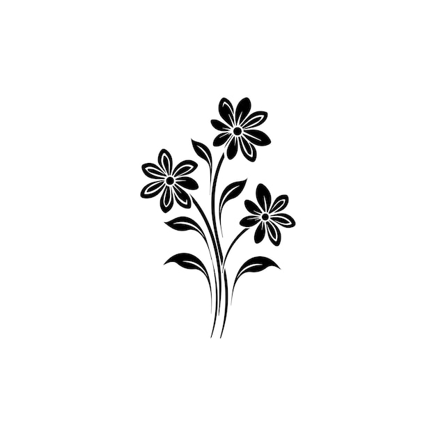 Schoonheid Bloemen Vector icoonontwerp Template bloemen tuin ornament