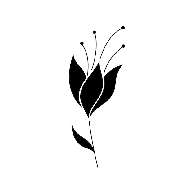 Schoonheid bloemist vector pictogram ontwerp