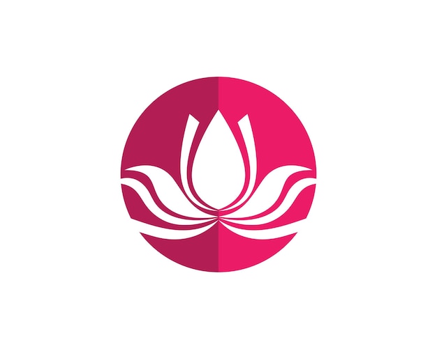 Schoonheid lotus logo sjabloon