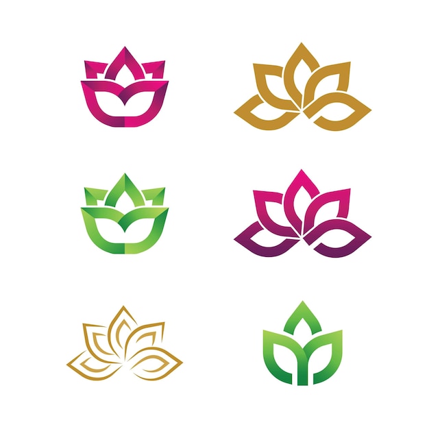 Schoonheid lotusbloem vector icoon
