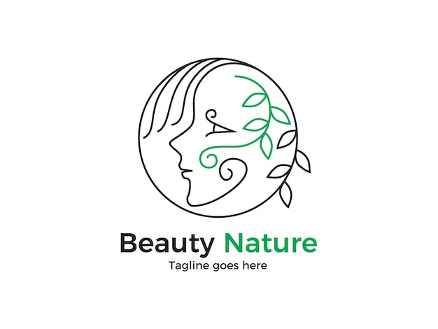 Schoonheid natuur logo