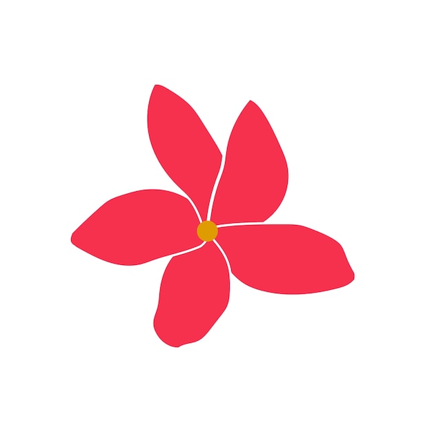 Vector schoonheid plumeria pictogram bloemen ontwerp illustratie symbool