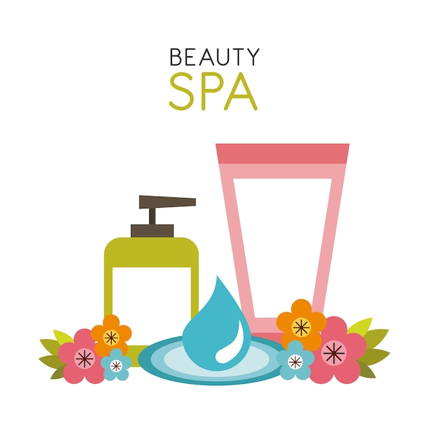 Vector schoonheid spa ontwerp