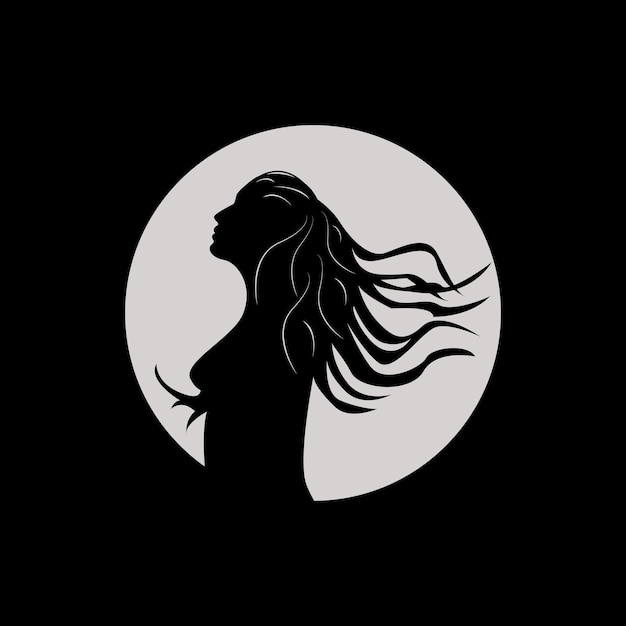 Schoonheidssalon logo ontwerp vector