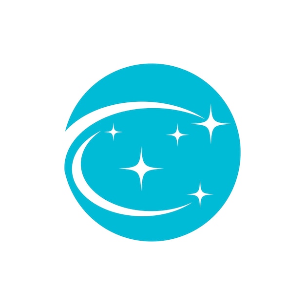 Schoonmaak schone service logo vector pictogrammalplaatje