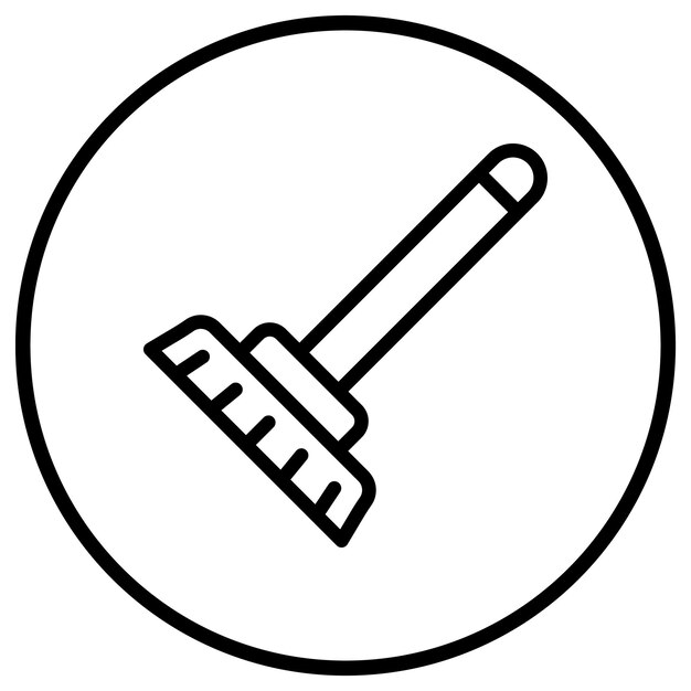 Schoonmaakborstel Vector Icon Design Illustratie