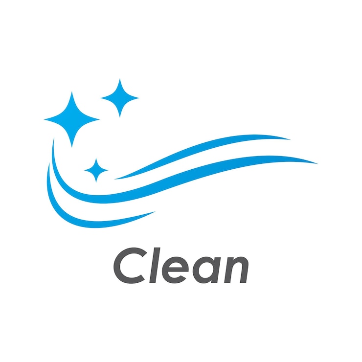 Vector schoonmaaklogo en -symbool