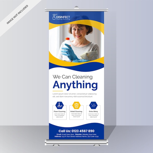 Schoonmaakservice Roll-up banner