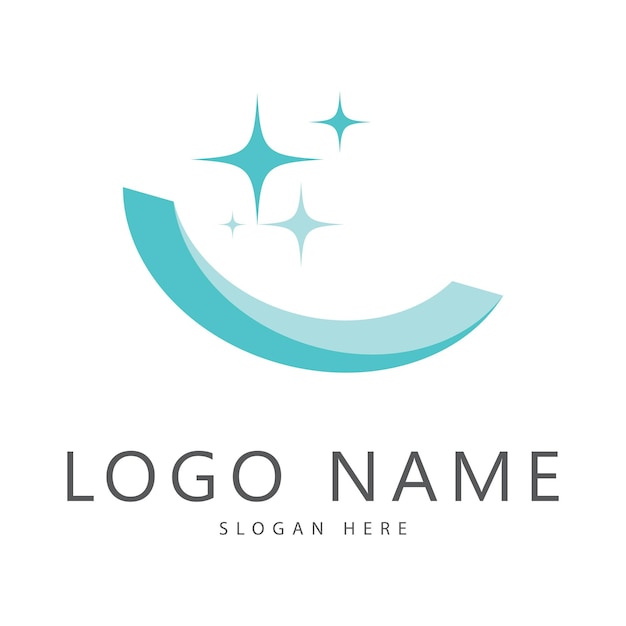 Schoonmaken Logo Template vector symbool natuur