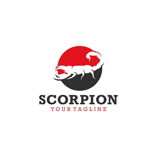 Schorpioen logo ontwerp sjabloon vector Illustration