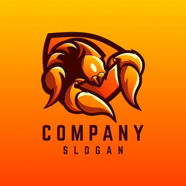 Schorpioen logo ontwerp