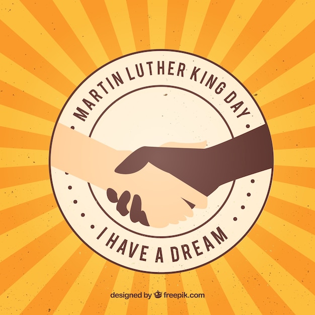 Schudden martin luther king day achtergrond