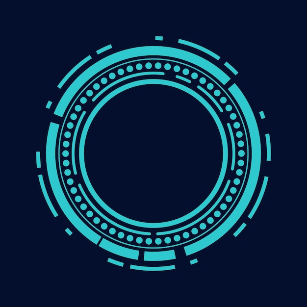 sci fi cirkel frame modern gebruikersinterface element Technologie futuristisch