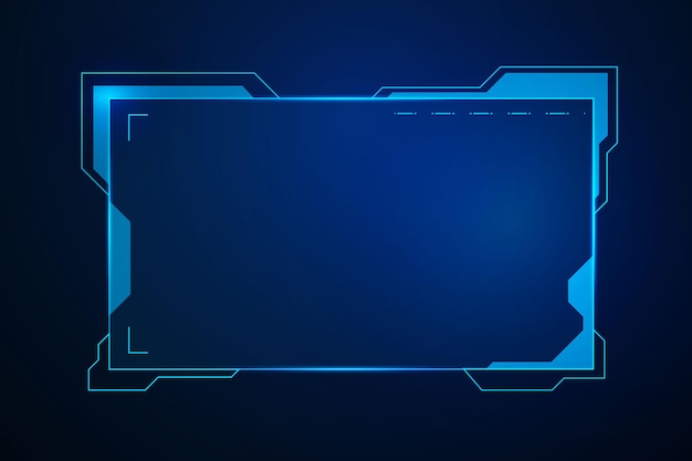 Sci fi futuristische gebruikersinterface, Hud frame sjabloonontwerp, abstracte achtergrond van de technologie
