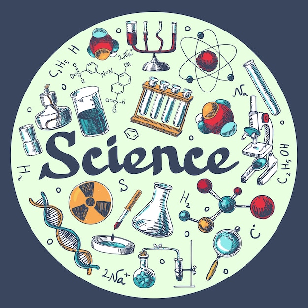 Science background design