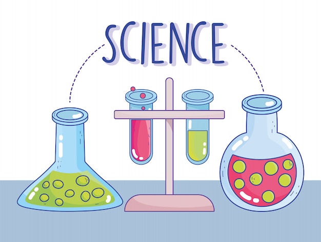 Science chemie reageerbuisrek onderzoekslaboratorium