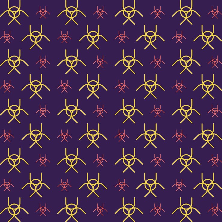 Vector science colorful seamless pattern creative style art backgound trendy design vector illustration
