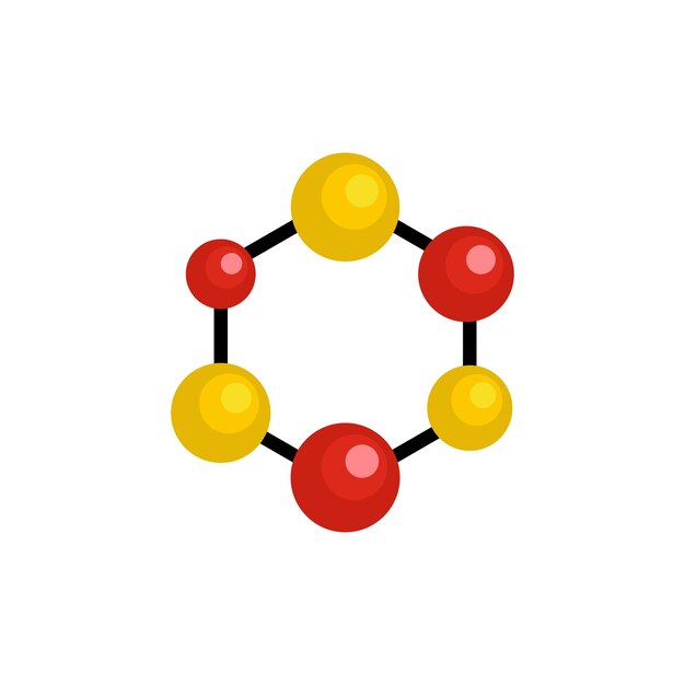 Science lattice icon Flat illustration of science lattice vector icon for web