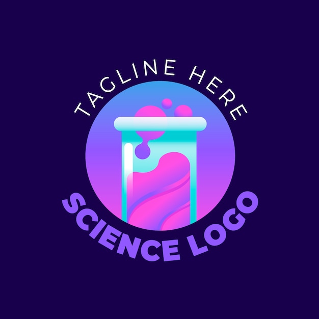 Science  logo design template