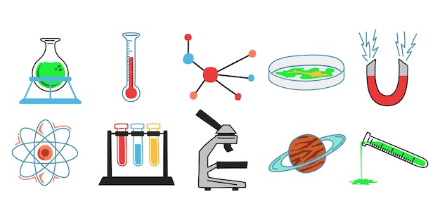 科学と研究のイラストアイコン