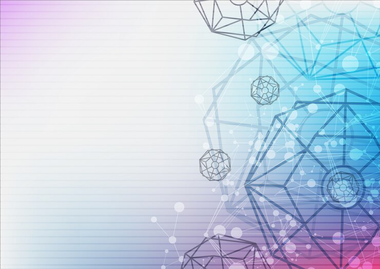 Vector science technology abstract background