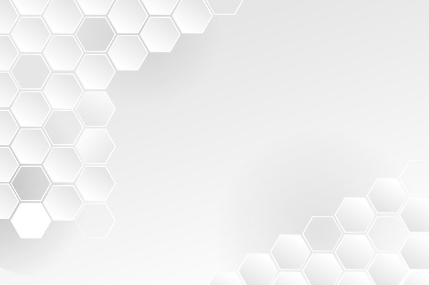 science and technology background with hexagons pattern design