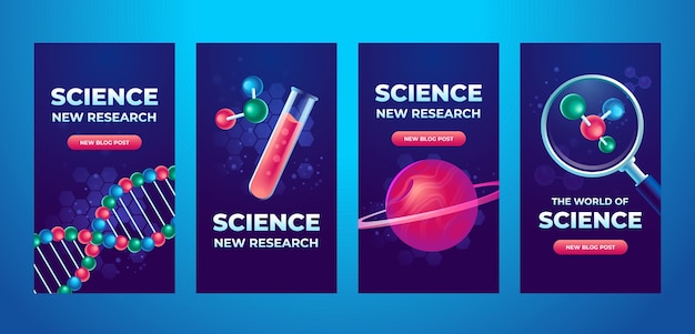 Science template design