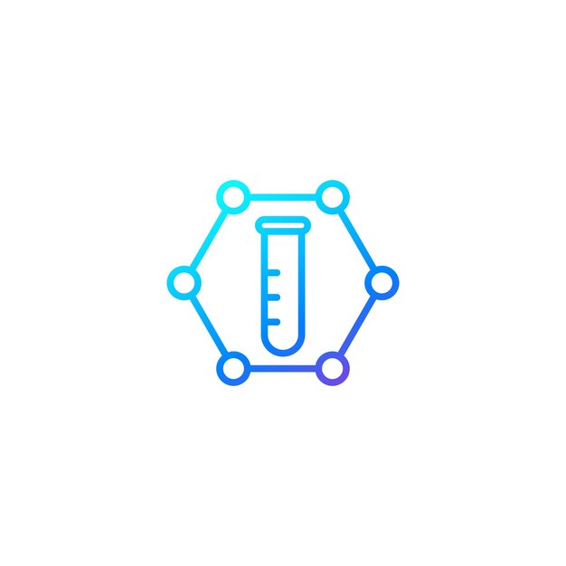 Science vector line icon