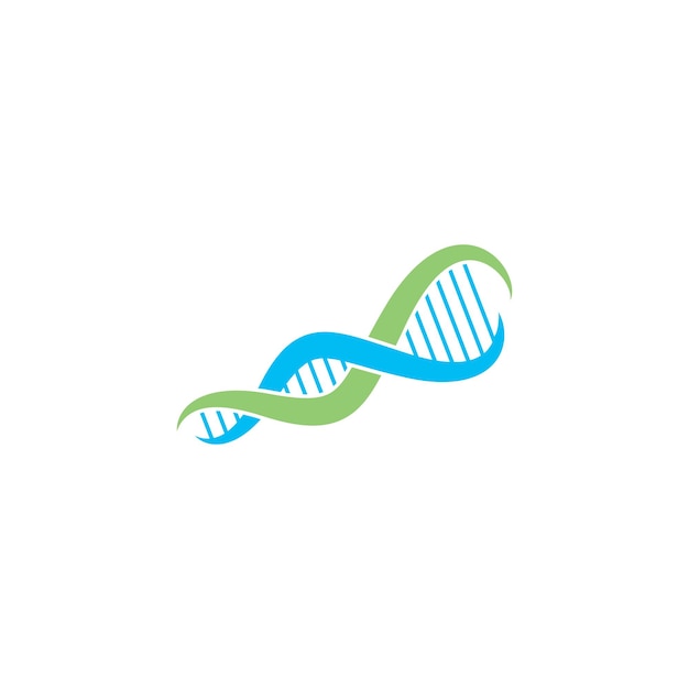 Scientific Dna logo vector icon illustration