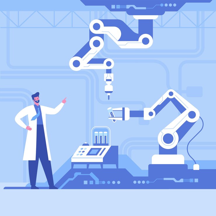 Vector scientific laboratory with robotic technology
