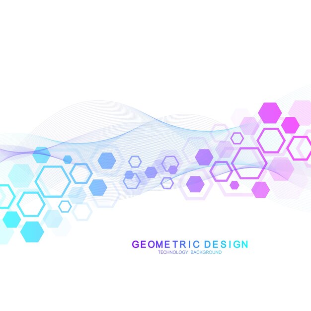 Scientific molecule background for medicine