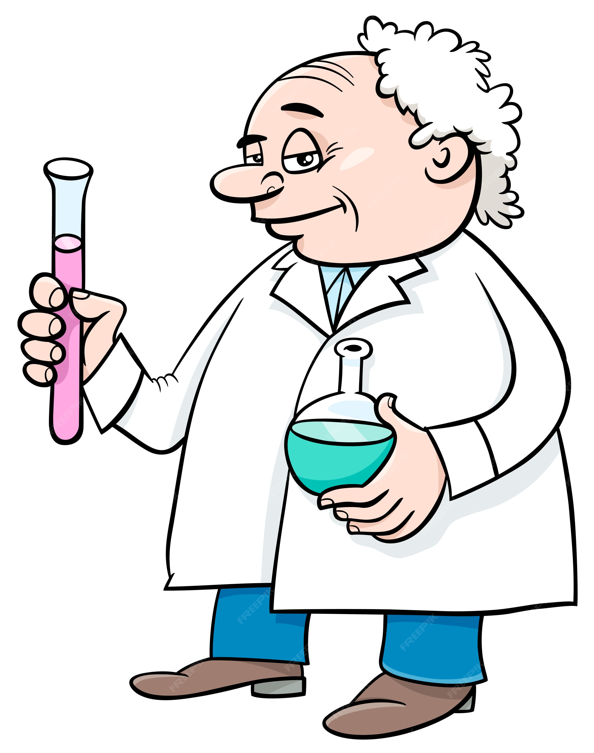 Premium Vector | Scientist cartoon character Premium Vector | Scientist cartoon character