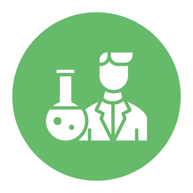 Scientist icon vector image Can be used for Lab