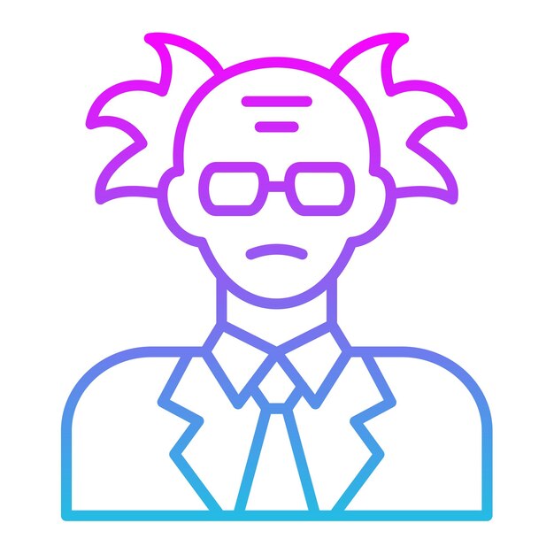 Vector scientist icon