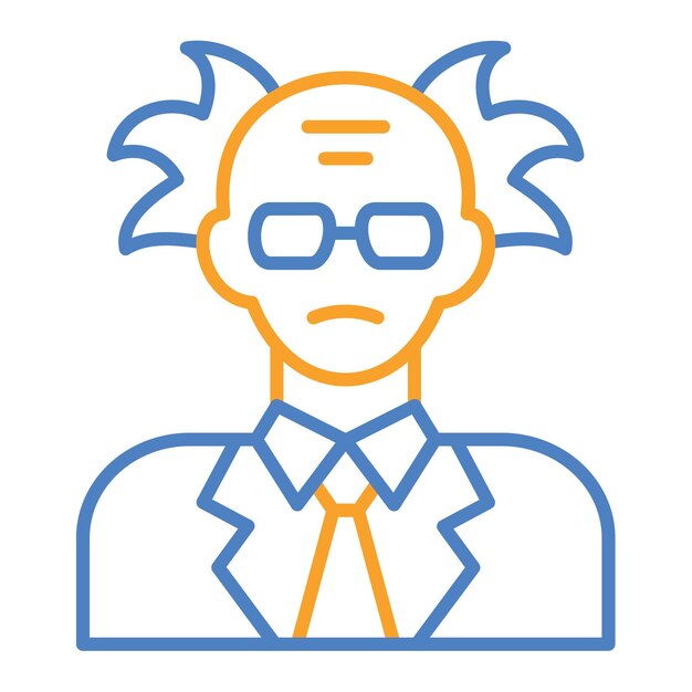 Vector scientist icon