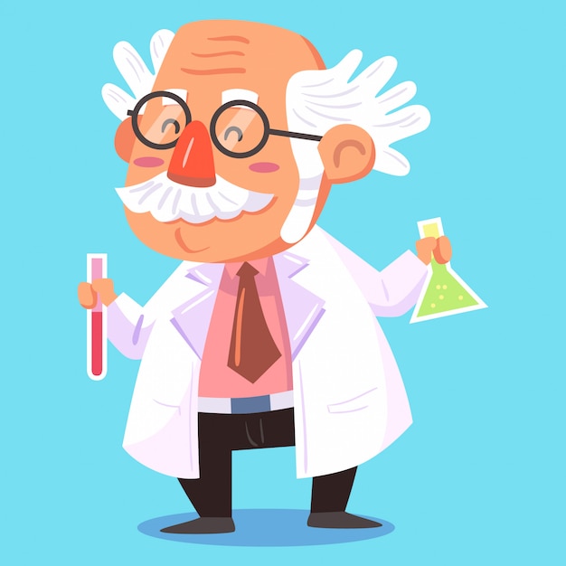 Scienziato vector illustration