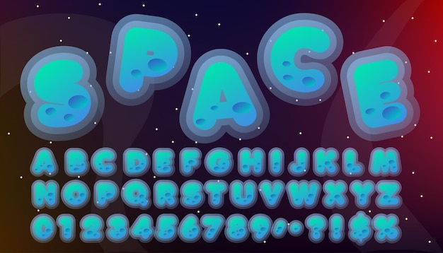 SciFi Universe Stars Font