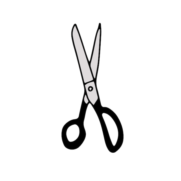 Scissor icon professionele schaar voor het knippen van haar of handwerk Knutselen en scharen