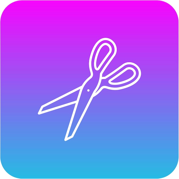 Vector scissor icon