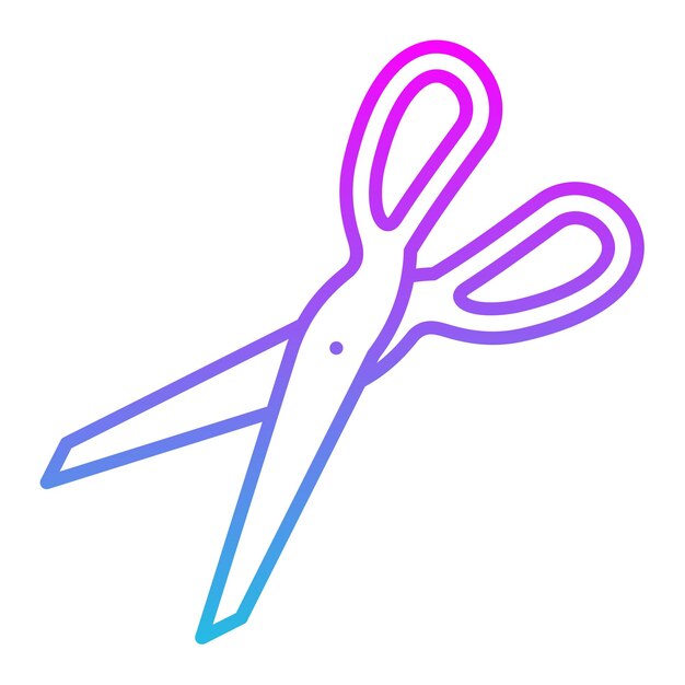 Vector scissor icon